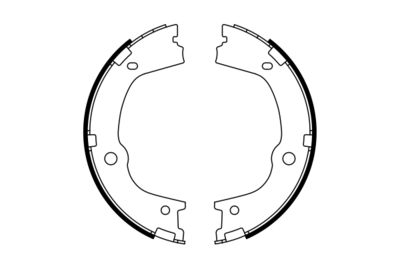 BREMSBACKENSATZ FESTSTELLBREMSE BOSCH 0986487776 4