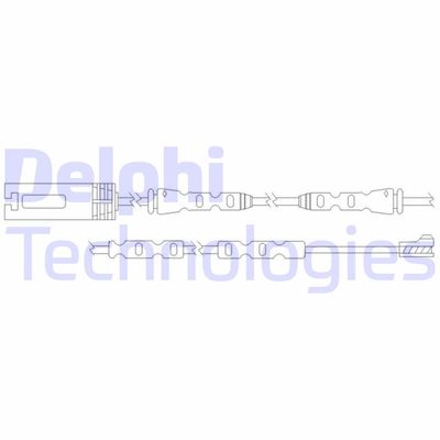 DELPHI LZ0253 Датчик износа тормозных колодок  для BMW 1 (Бмв 1)