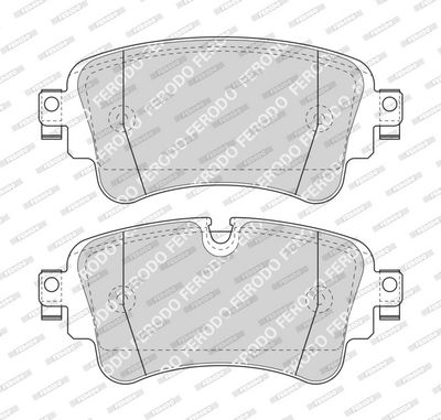 BREMSBELAGSATZ SCHEIBENBREMSE FERODO FDB4807 1