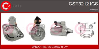 CASCO CST32121GS Стартер  для HYUNDAI i30 (Хендай И30)