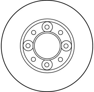 Тормозной диск TRW DF1301 для TALBOT 1307-1510
