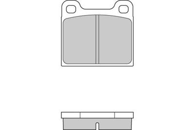 Комплект тормозных колодок, дисковый тормоз E.T.F. 12-0009 для FERRARI 412
