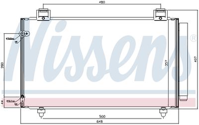CONDENSATOR CLIMATIZARE NISSENS 940318 4