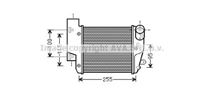 Интеркулер AVA QUALITY COOLING AIA4304 для AUDI A6