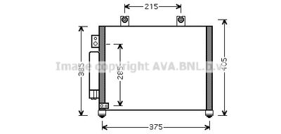 Конденсатор, кондиционер AVA QUALITY COOLING OL5342D для SUZUKI WAGON