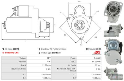 STARTER AS-PL S6541S 4