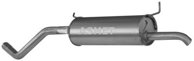 ASMET 10.037 Глушитель выхлопных газов  для RENAULT MEGANE I Classic (LA0/1_) 1.6 i (LA0L)
