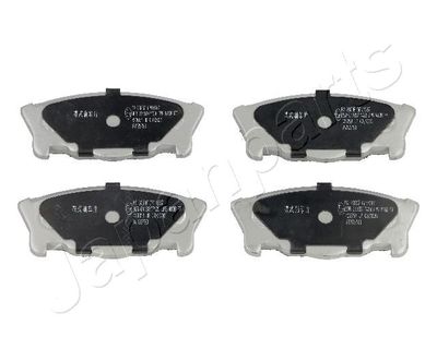 Комплект тормозных колодок, дисковый тормоз JAPANPARTS PA-603AF для DAIHATSU MOVE