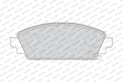 Remblokken set Voor (met extra's  met remklauw geleidingsbouten), past: HONDA ACCORD VI, CIVIC VII 1.6/1.7D/2.0 10.98-09.05