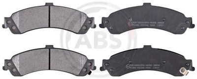 Zestaw klocków hamulcowych, hamulce tarczowe A.B.S. 38834