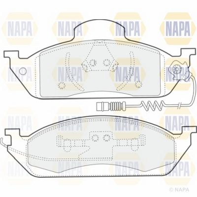 Brake Pad Set NAPA PBP7286