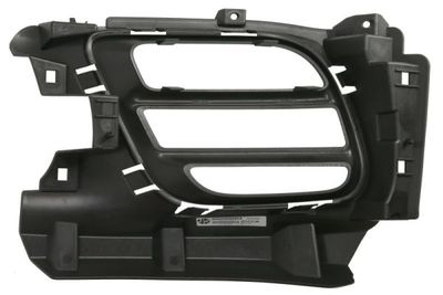 Voorbumper afdekking Voor Rechts (met mistlampgaten, black-matt, SRT) past: JEEP GRAND CHEROKEE IV WK2 10.16-06.20