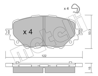 SET PLACUTE FRANA FRANA DISC