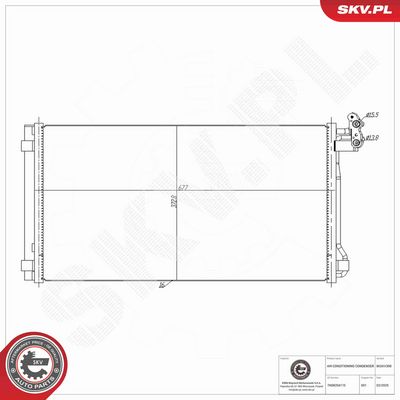 CONDENSATOR CLIMATIZARE ESEN SKV 86SKV308 6
