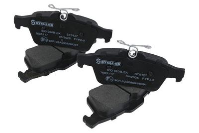 комплект спирачно феродо, дискови спирачки STELLOX 853 020B-SX