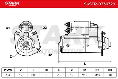 стартер STARK SKSTR-0330329