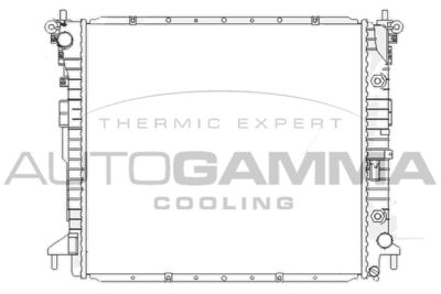 Радиатор, охлаждение двигателя AUTOGAMMA 104426 для SSANGYONG RODIUS