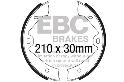 EBC Brakes 6701 Тормозные колодки барабанные  для PORSCHE CAYENNE (Порш Каенне)