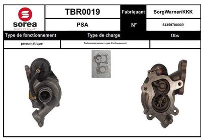 COMPRESOR SISTEM DE SUPRAALIMENTARE EAI TBR0019