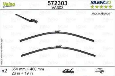 перо на чистачка VALEO 572303