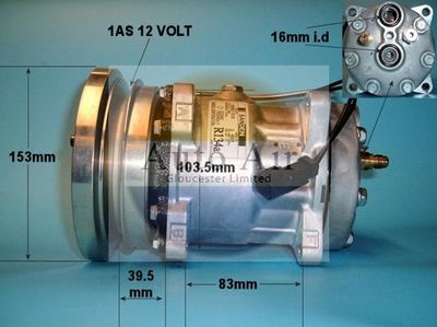 Compressor, air conditioning Auto Air Gloucester 14-0017