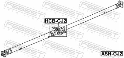 ARTICULATIE CARDAN FEBEST ASHGJ2 1