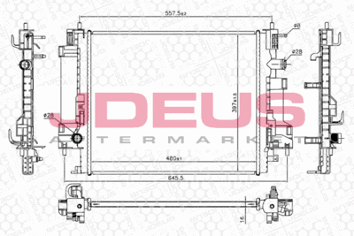 KüHLER MOTORKüHLUNG JDEUS M0750030