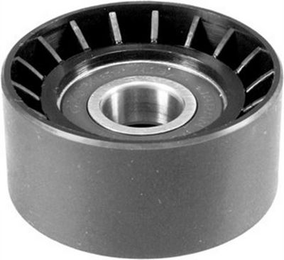 Įtempiklio skriemulys, V formos rumbuotas diržas