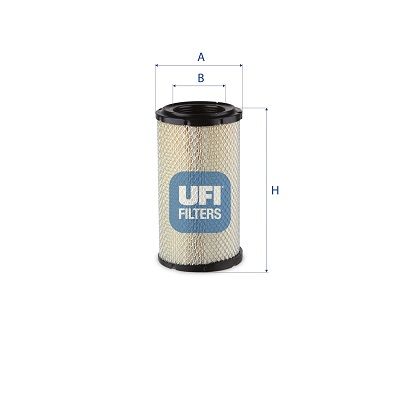 Luchtfilter 238x238x128,6x80,77