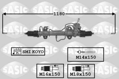 Рулевой механизм SASIC 7006120 для RENAULT SAFRANE