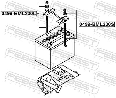 SUPORT ACUMULATOR FEBEST 0499BML200L 1