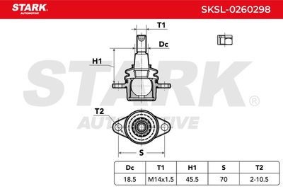 Шарнири STARK SKSL-0260298