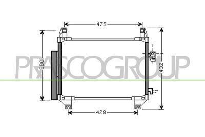 CONDENSATOR CLIMATIZARE PRASCO TY325C002