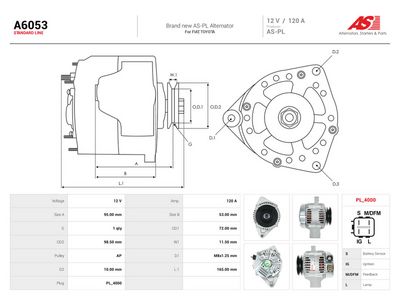 generátor AUTO-STARTER A6053