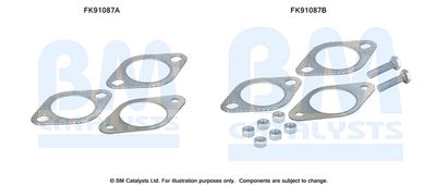 Монтажный комплект, катализатор BM CATALYSTS FK91087 для OPEL SINTRA