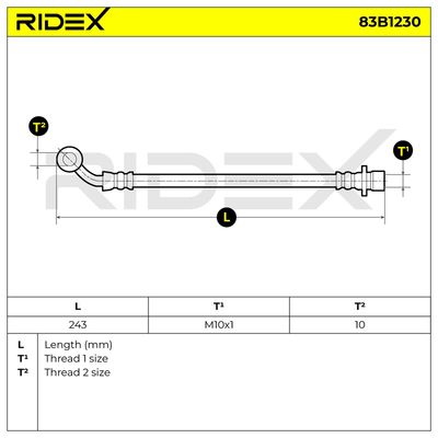 спирачен маркуч RIDEX