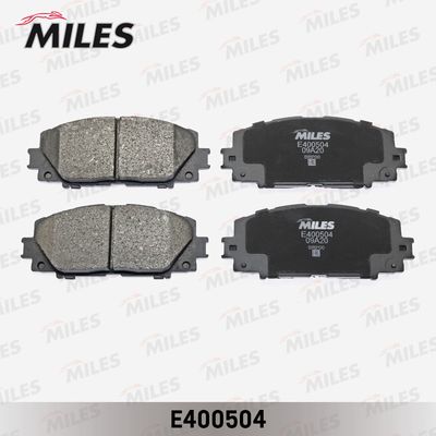 Комплект тормозных колодок, дисковый тормоз MILES E400504 для TOYOTA YARIS