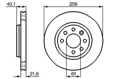 спирачен диск BOSCH 0 986 478 431
