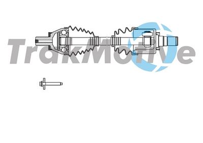 TrakMotive 30-1728 Сальник полуоси  для LAND ROVER FREELANDER 2 (L359) 2.2 TD4 4x4