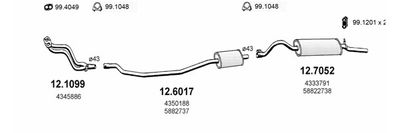 SISTEM DE ESAPAMENT ASSO ART0625