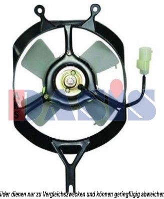 AKS DASIS 108038N Вентилятор системы охлаждения двигателя для HONDA ACCORD III (CA) 2.0 EXi (CA5)