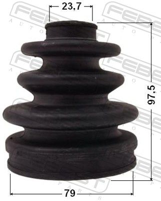 Bellow, drive shaft 0117-090