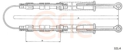 CABLU FRANA DE PARCARE