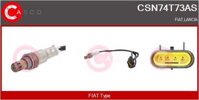 Lambda sonda CASCO CSN74T73AS