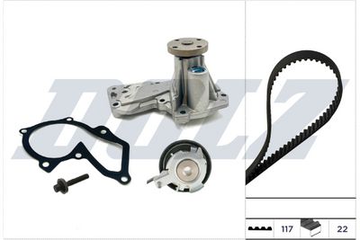 WASSERPUMPE + ZAHNRIEMENSATZ