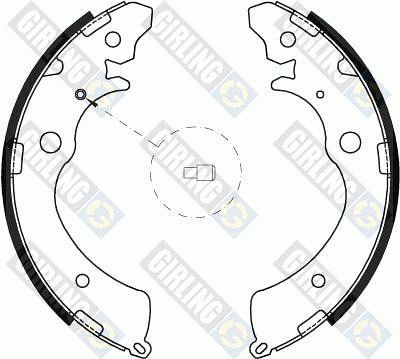 Комплект тормозных колодок GIRLING 5184939 для HONDA CR-V