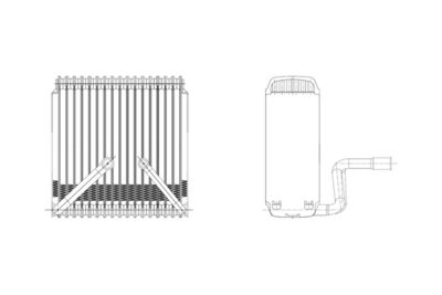 VERDAMPFER KLIMAANLAGE WALKER WEV00009 8