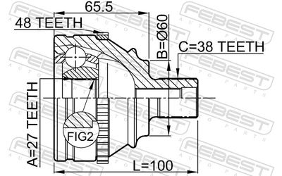 SET ARTICULATIE PLANETARA FEBEST 2310028A48 1
