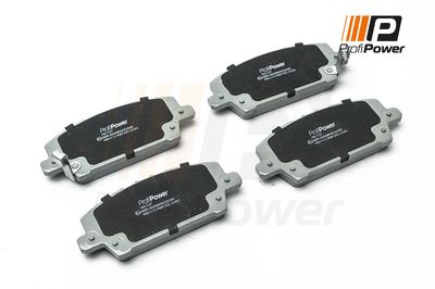 Комплект тормозных колодок, дисковый тормоз ProfiPower 1B1137 для HONDA CIVIC