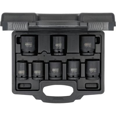 KS Tools 515.0210 Souprava šestihranných silových nástrčných ořechů 3/4", 8dílná, krátké, 24-38mm